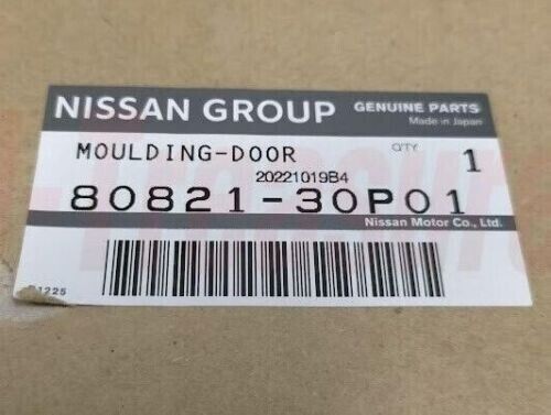 Nissan Genuine Fairlady Z 300ZX Z32 Front Door Outside Molding RH LH Set New