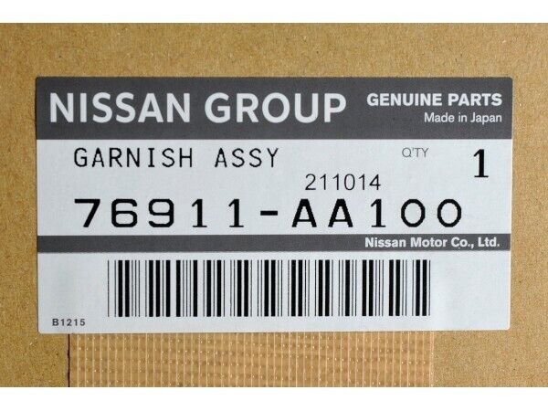 NISSAN GENUINE 76911-AA100 76912-AA Front A Pillar Garnish RL SET Trim Cover NEW