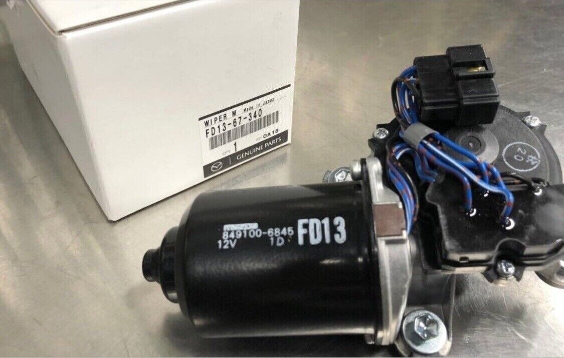 Genuine Mazda RX-7 FD3S FD13-67-340 All Years Wiper Washers Motor F/S