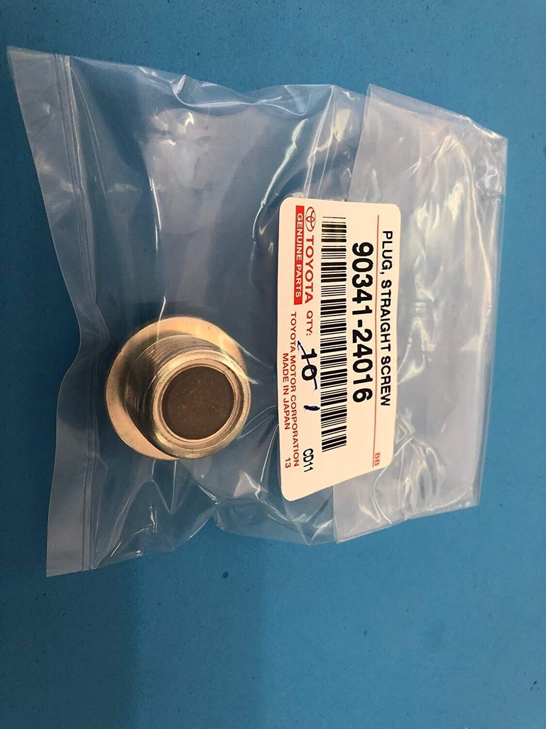LEXUS GENUINE FRONT DIFFERENTIAL DRAIN PLUG GS460 IS250 350 06-21 90341-24016*