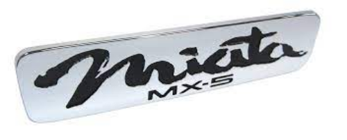 Genuine Mazda OEM 1998-2005 Miata MX-5 Rear Emblem Nameplate Badge NC10-51-721B