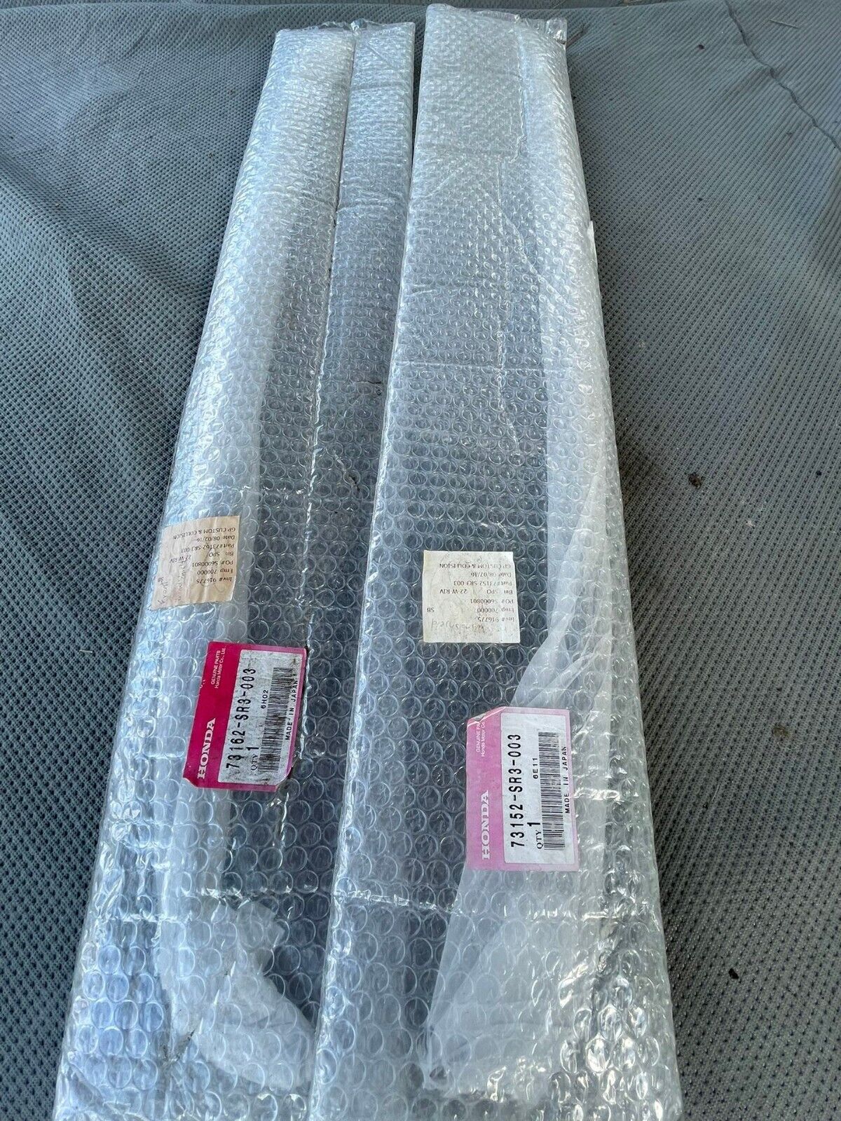 GENUINE HONDA 1992-1995 EG3 EG4 EG5 EG6 CIVIC FRONT Windshield MOLDING Lh&Rh SET