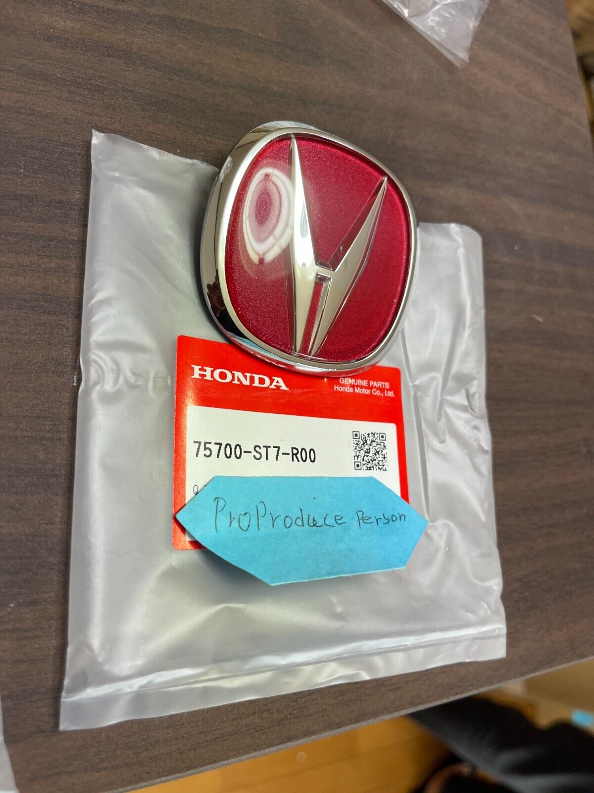 Genuine Honda Acura RED A Emblem Front and Rear 97-01 Integra DC2 Type-R