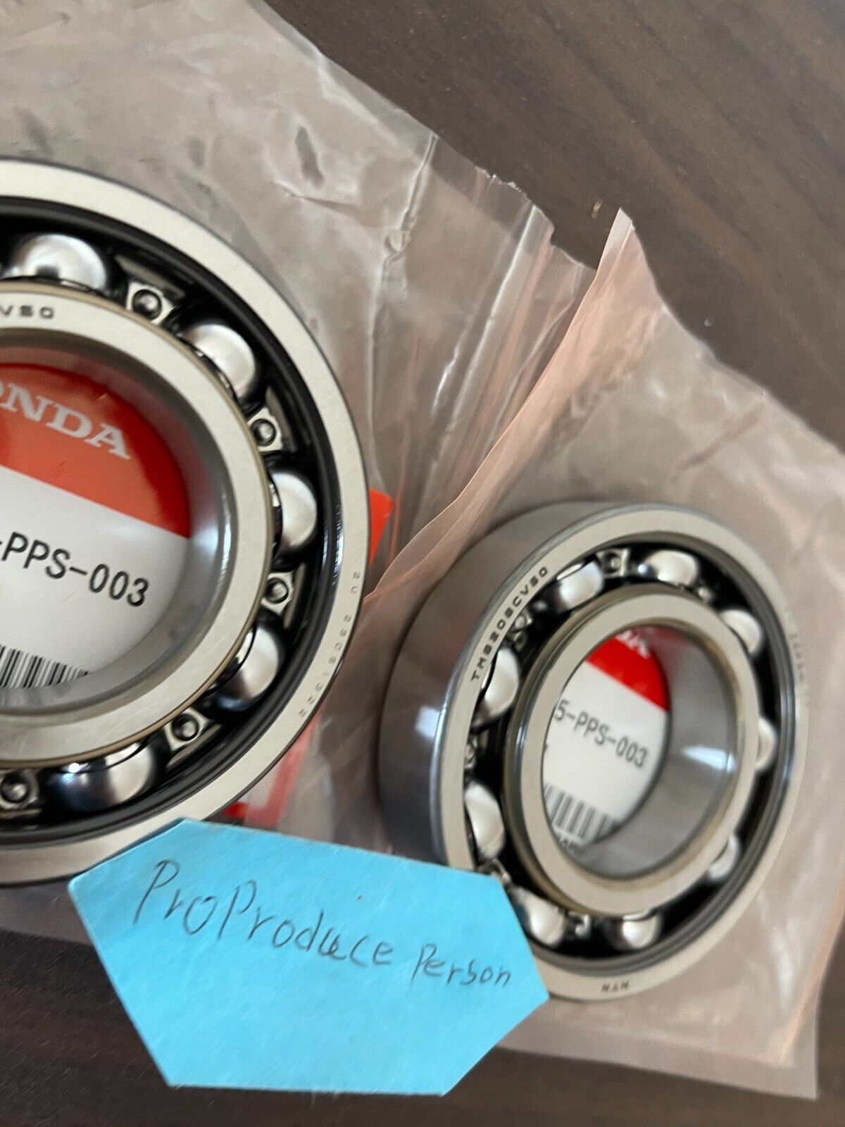 Genuine Honda Integra Type-R LSD Side bew Bearing Set 2 Pcs 91005-PPS-003 OEM