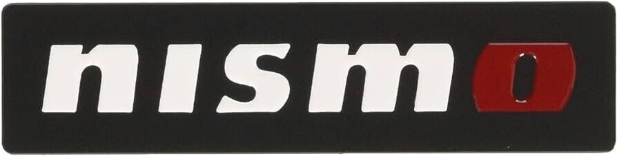 Genuine Nissan OEM NISMO black metal badge sticker emblem 99993-RN211