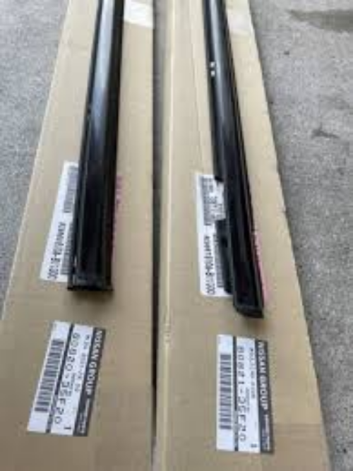 NISSAN Genuine S13 Silvia MOULDING FRONT DOOR OUTSIDE Left & Right Set