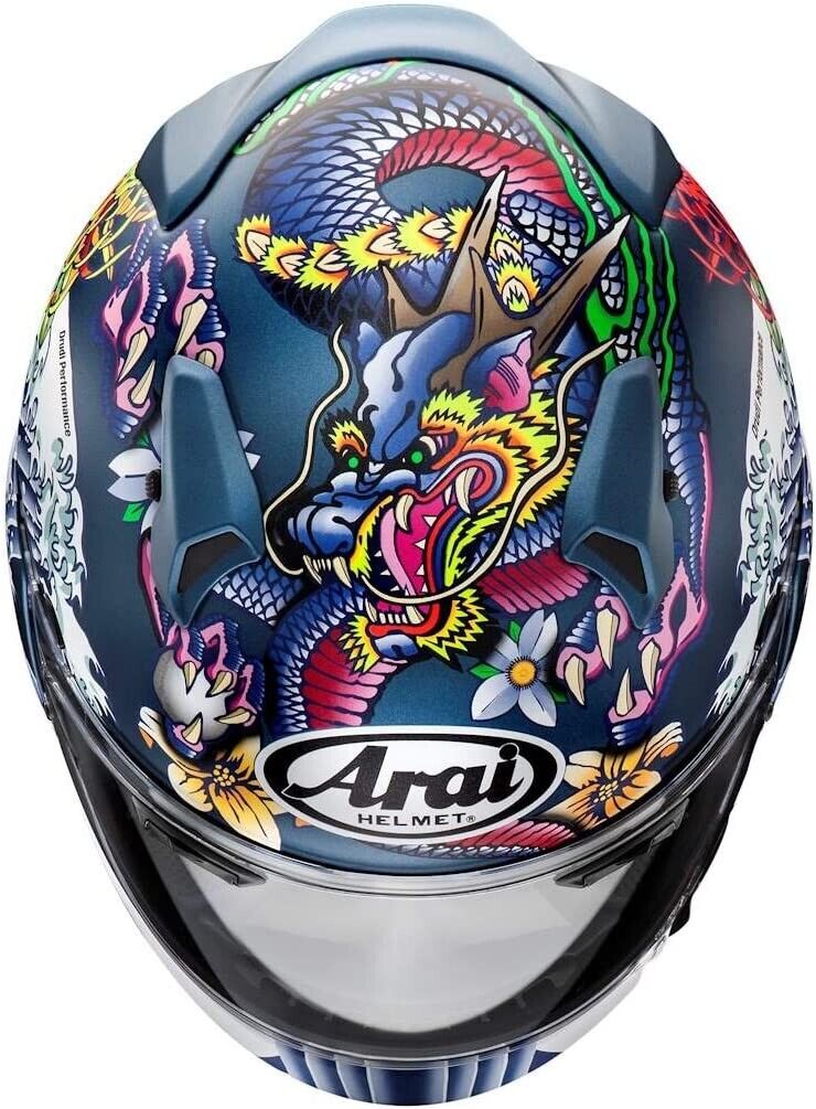 ORIENTAL Full face helmet Asian fit Arai XD DEFIANT-X RENEGADE-V MATTE BLUE
