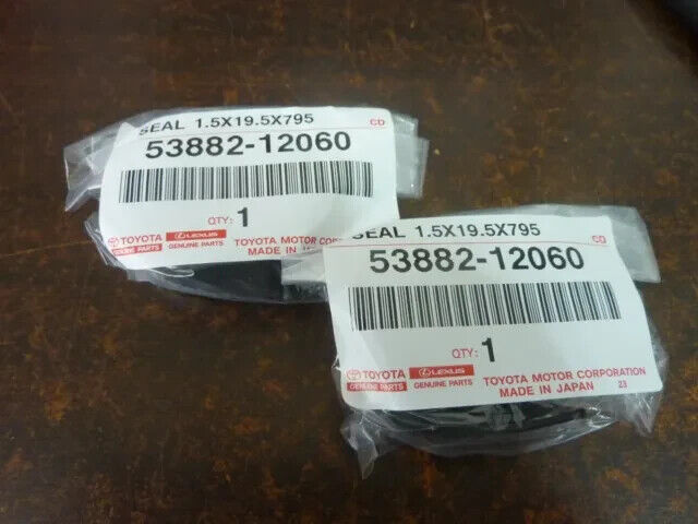 Genuine Toyota Front Fender PACKING Corolla cp AE86 OEM 53882-12060×2 JDM