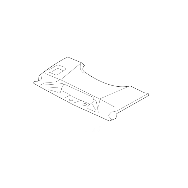 Genuine TOYOTA OEM COVER SUB-ASSY, AIR CLEANER INLET LS460/460L 53767-50011