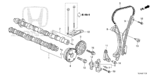 Genuine HONDA ACCORD 13-17 CR-V 15-19 Actuator Assembly VTC 46T 14310-5A2-A01