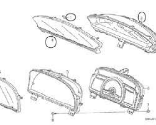 Genuine Honda OEM CIVIC FD1 FD2 Type-R SPEEDOMETER ASSY (NS) 78120-SNW-J02