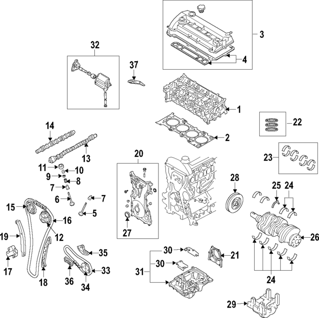 GENUINE MAZDA OEM CAMSHAFT L3K912420