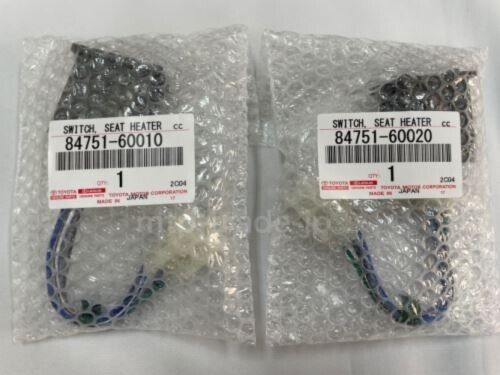 Toyota Genuine Seat Heater Switch LH RH Landcruiser 84751-60010 84751-60020 New