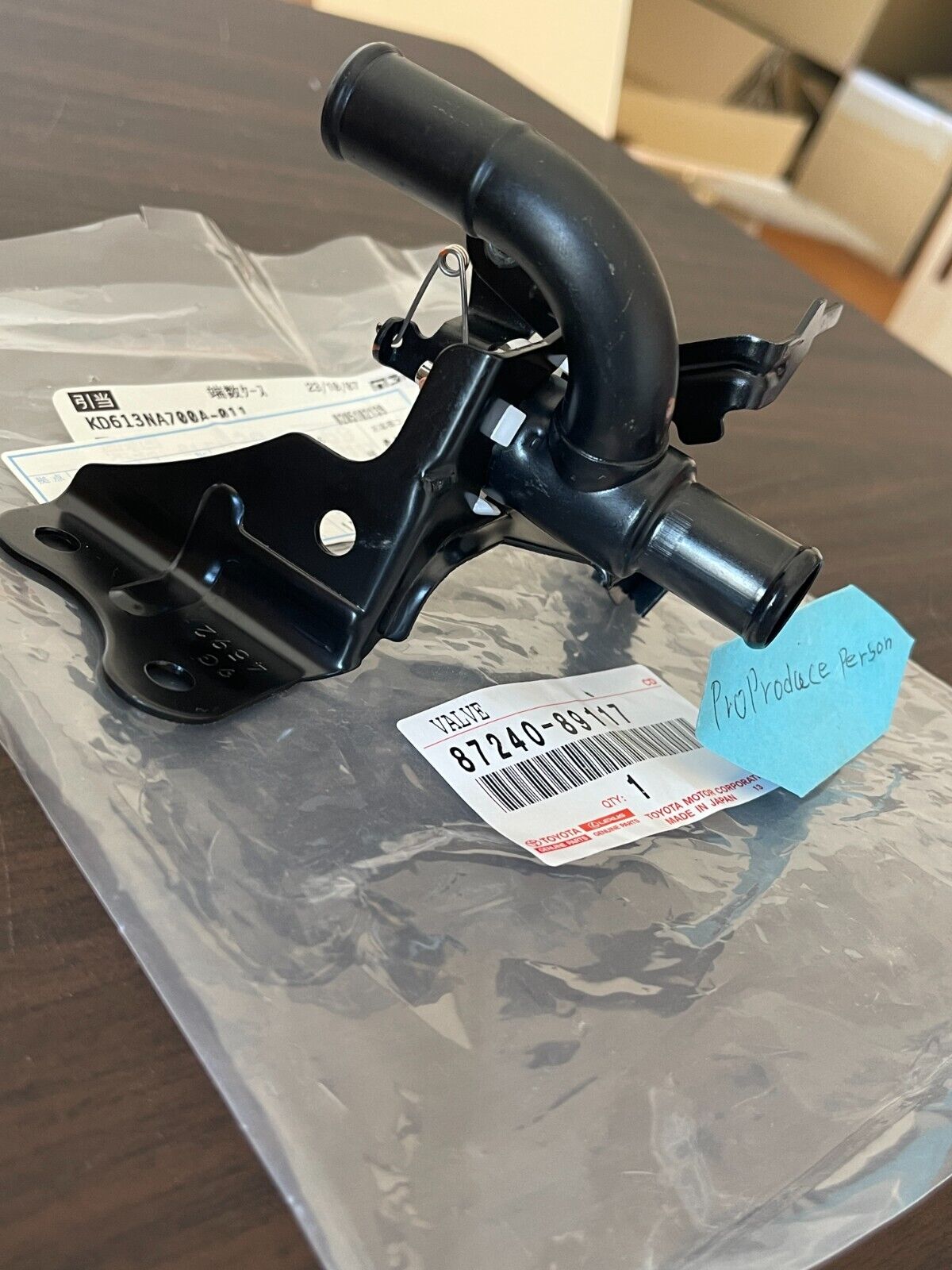 Genuine 87240-89117 Toyota 85-88 4Runner Pickup HVAC Heater Control Valve Assy