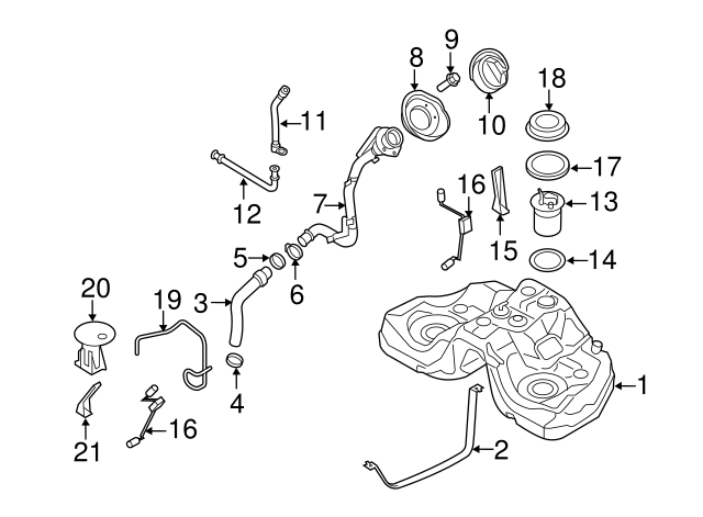 GENUINE MAZDA OEM RX-8 2004-2008 FUEL PUMP GASKET