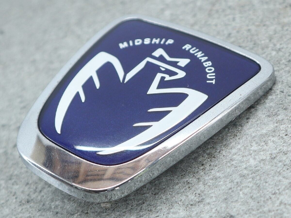Toyota Genuine MR-S Blue Front Rear Emblem Set 75314-17030 75471-17130 Japan New
