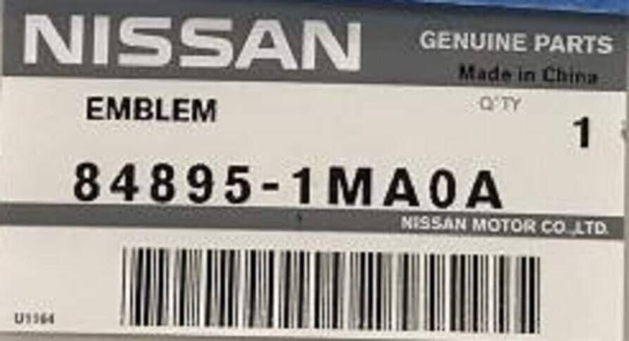 Genuine Nissan OEM Fuga Infiniti M37 M56 Q70 Y51 Emblem Rear FUGA