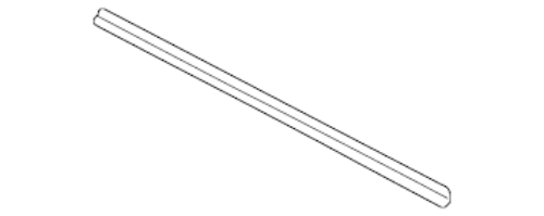Genuine Mazda Miata Roadster Protector Front Window Reveal Molding DX50-50-6B1