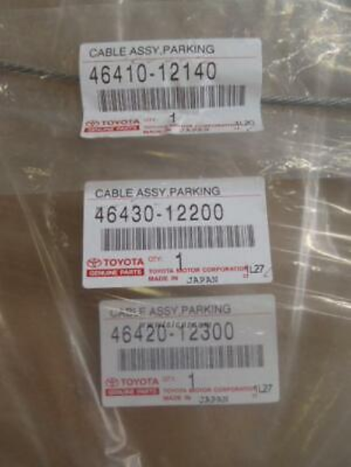 Genuine TOYOTA OEM LEVIN TRUENO AE86 Parking Brake Cable Wire Set Disc Brakes