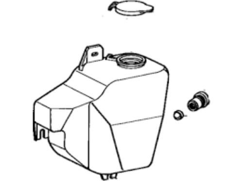 Toyota OEM LAND CRUISER BJ60 FJ62 HJ61 FJ60 HJ60 Windshield Washer Tank F/S