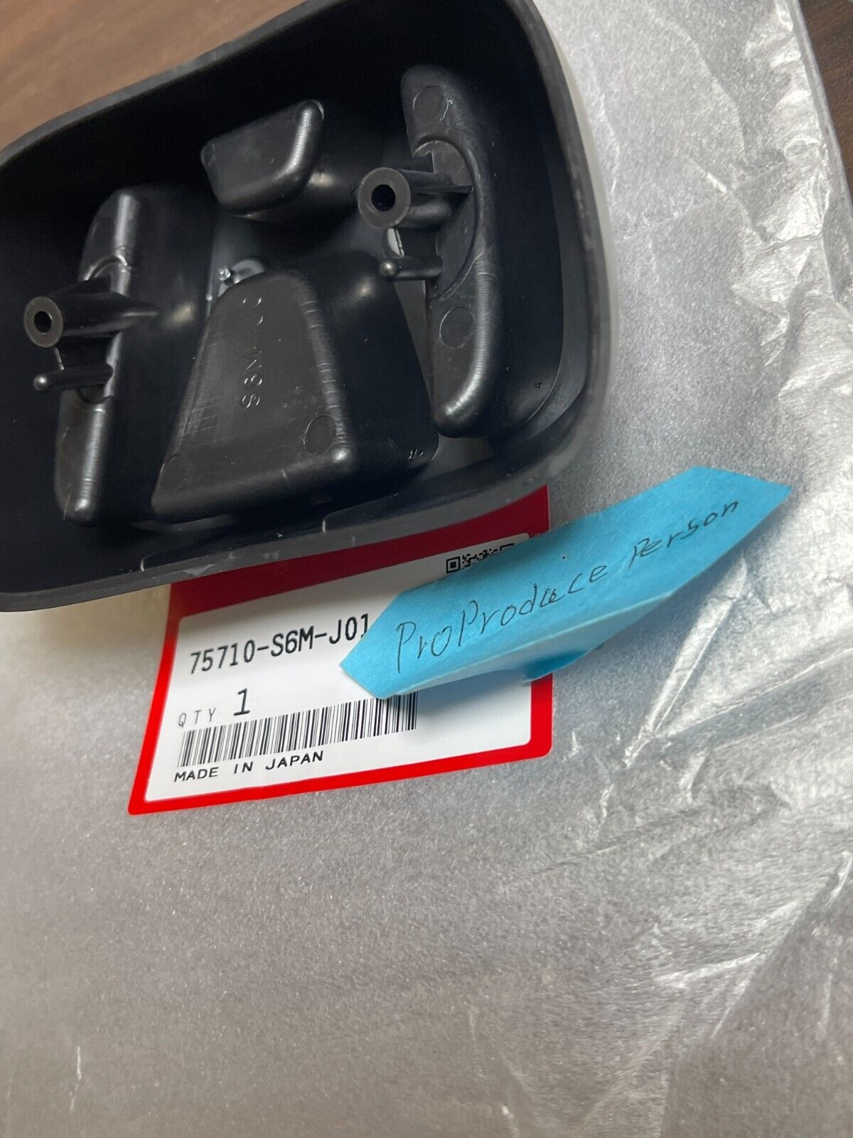 New Genuine Honda Acura 05-06 RSX Front Grill Black H Emblem Badge 75710-S6M-J01
