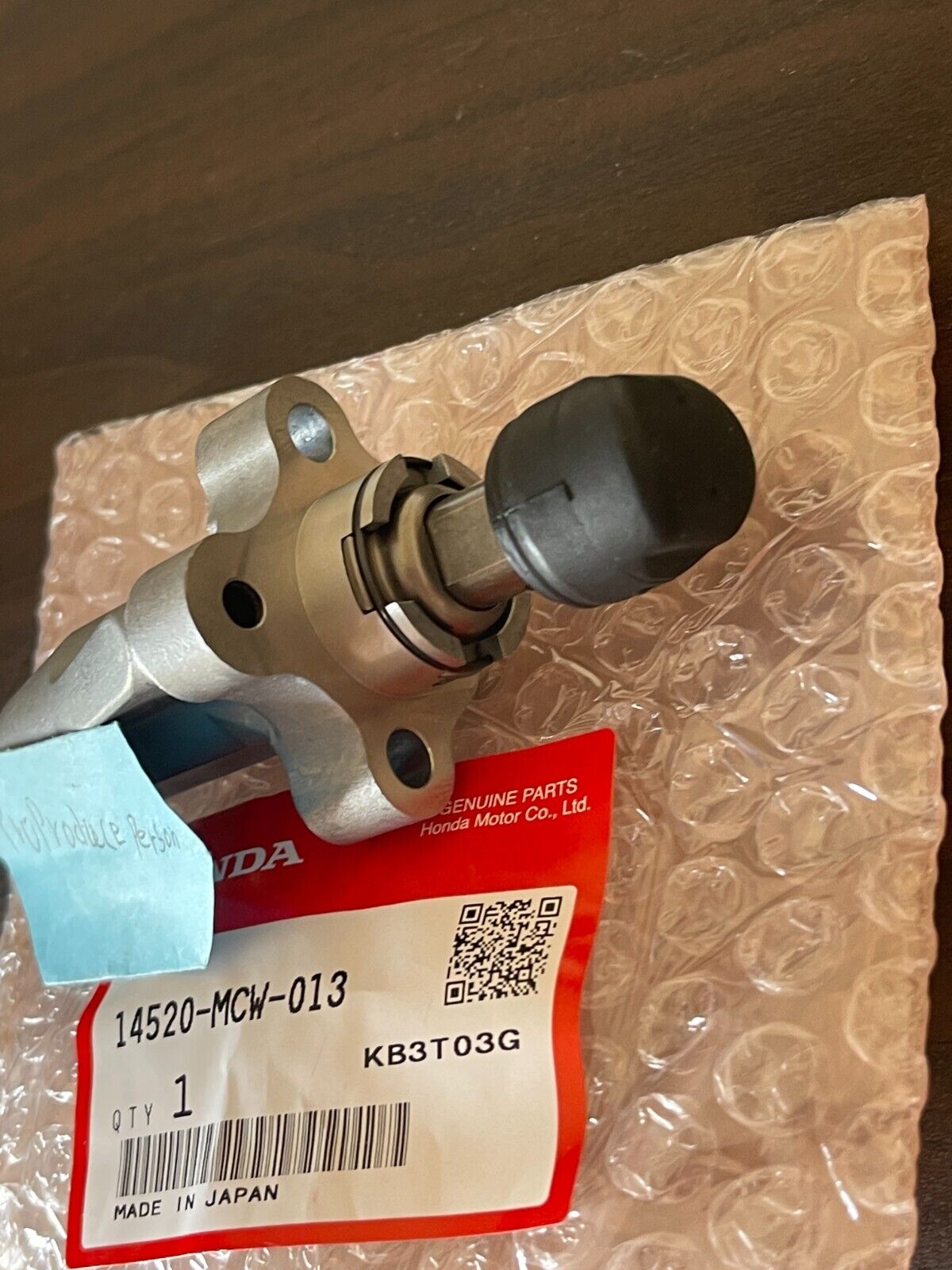 Genuine Honda Cam Chain Tensioner VFR800 VFR800X Crossrunner 14520-MCW-013 NEW