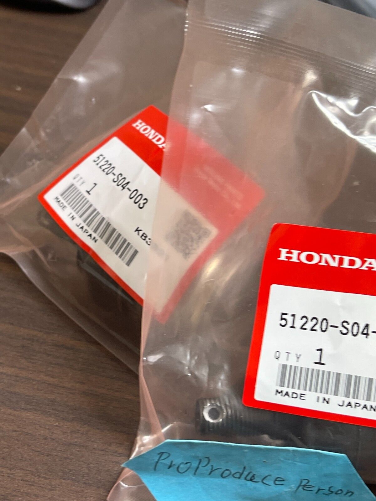 GENUINE HONDA CIVIC 3D / COUPE LOWER BALL JOINT x2 92-00 CR-V CR-X INTEGRA OEM