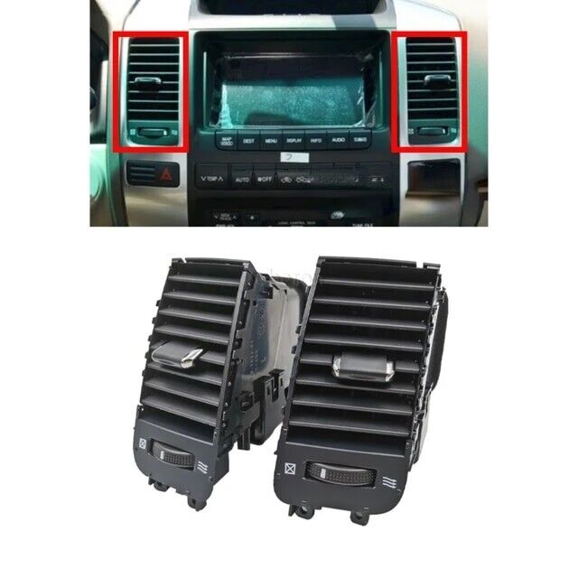 Toyota OEM Prado Land Cruiser 2003-2009 2pcs Center Dash A/C Outlet Air Ac Vent