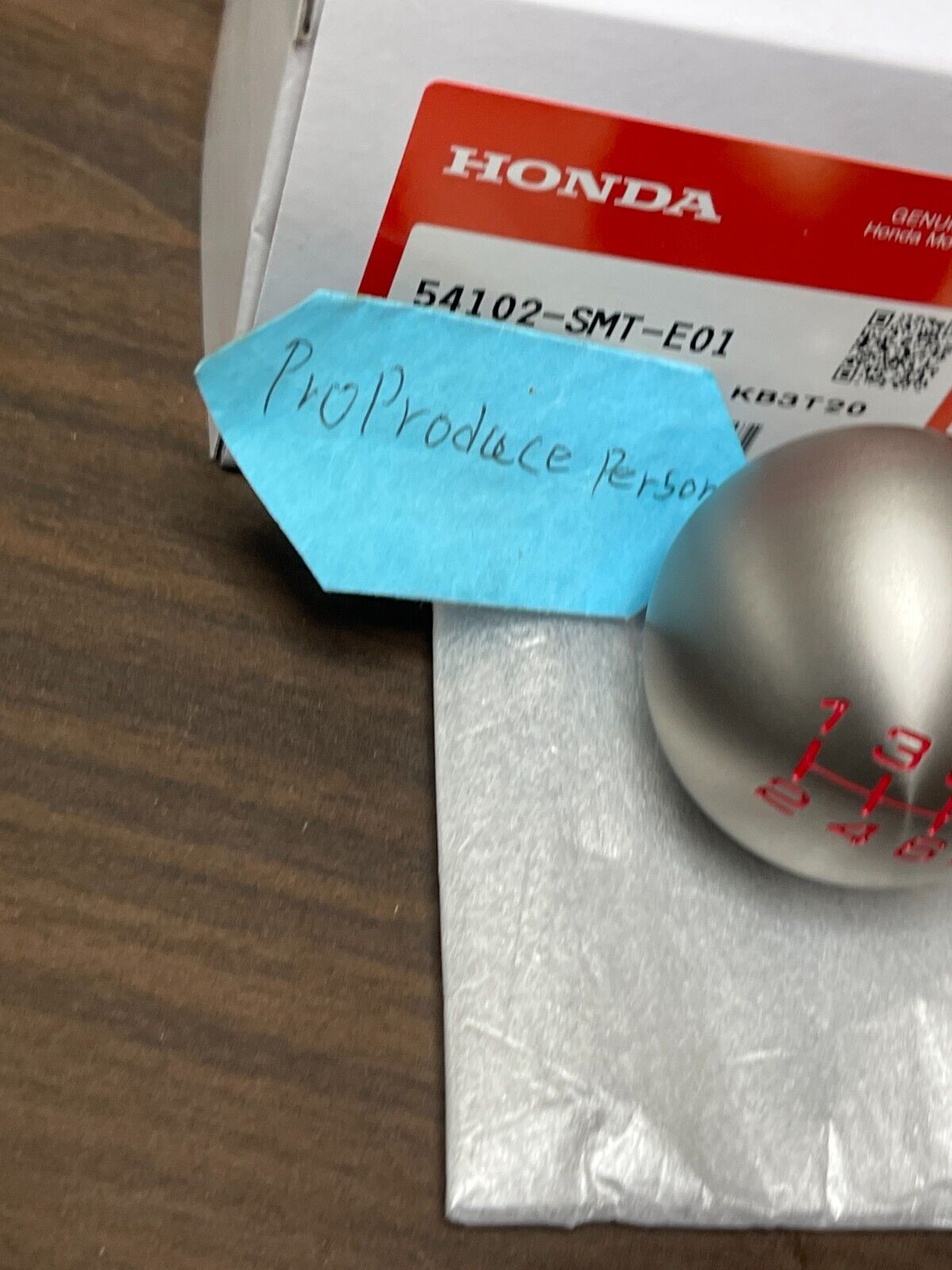 Genuine HONDA 6-Speed MT Stainless Shift Knob Civic Type R 54102-SMT-E01