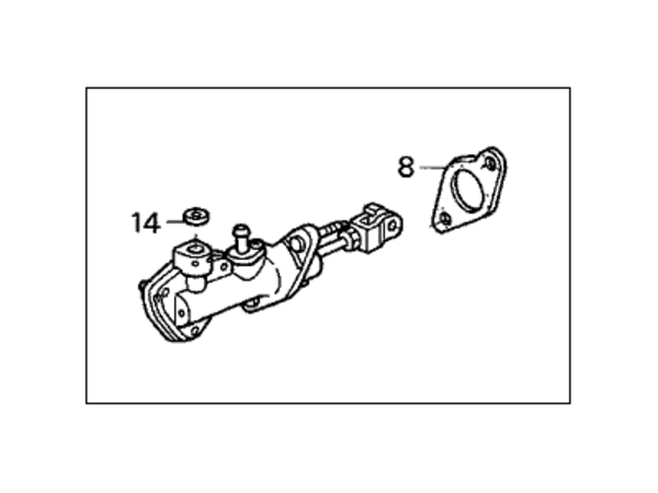 Genuine Honda 46920-S7A-A05 Clutch Master Cylinder
