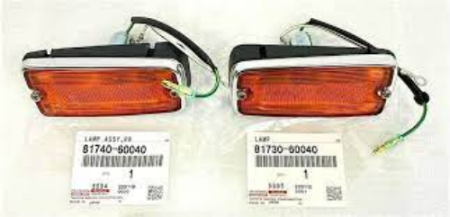 Genuine Toyota OEM Land Cruiser FJ40 FJ45 Side Turn Signal Marker Lights Lamp