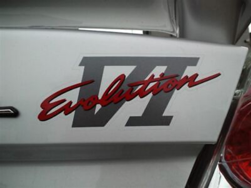 Genuine Mitsubishi OEM MR604111 Lancer EVO 6 CP9A EVOLUTION VI Decal Sticker