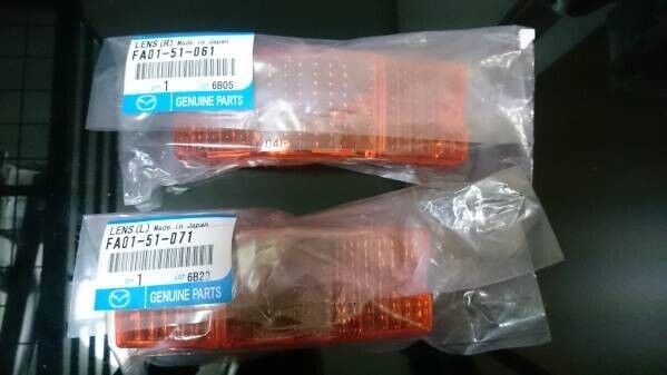 Mazda OEM 1981-1985 RX-7 Passenger Driver Parking Lamp Light Lens Right & Left