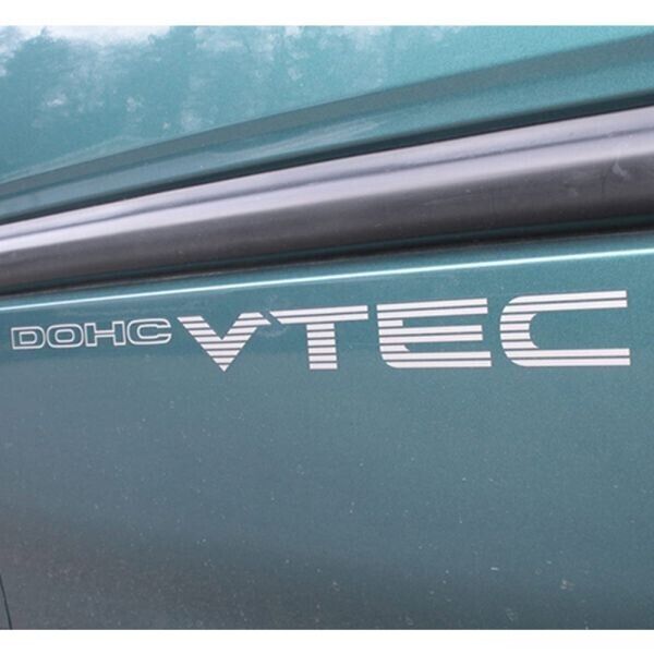 Genuine Honda DOHC VTEC Sticker 2 QTY Set 99-00 CIVIC SI EK EMI B16A2 JDM Japan