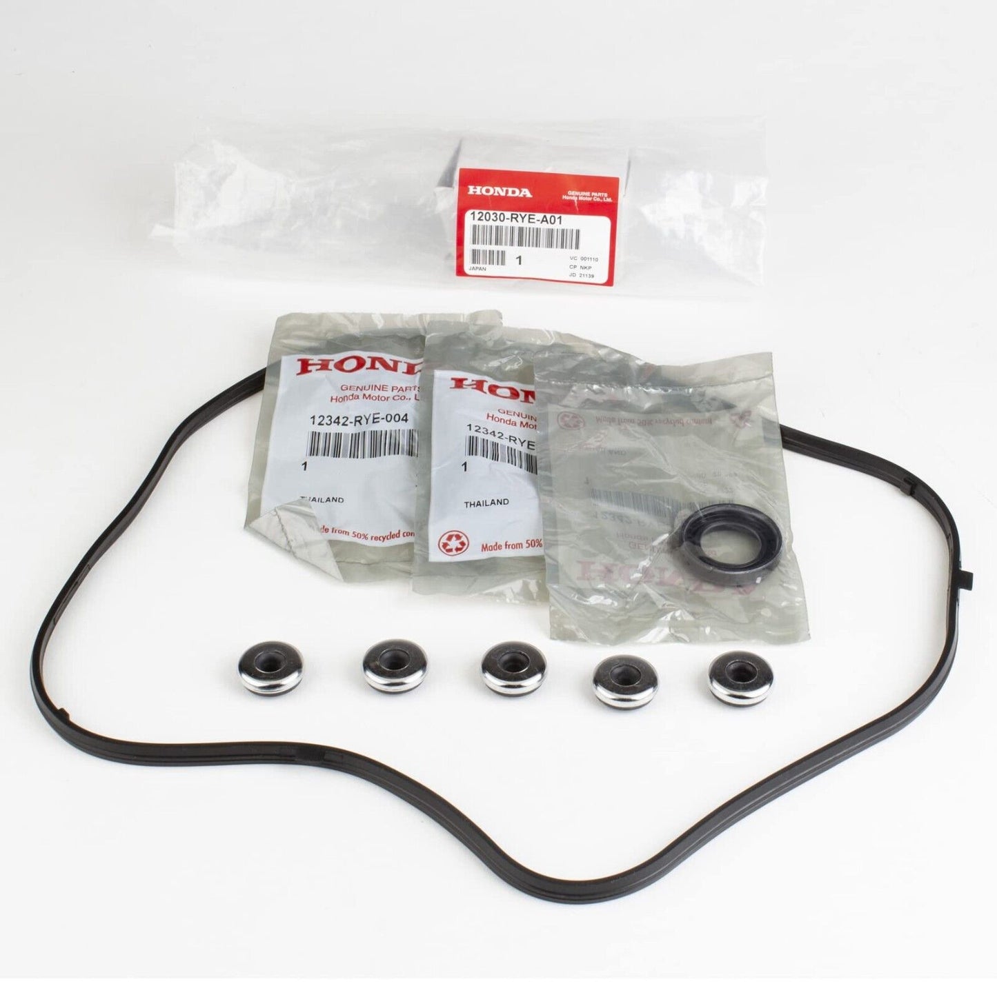 Genuine OEM HONDA ACURA V6 Valve Cover Gasket Kit 12030-RYE-A01
