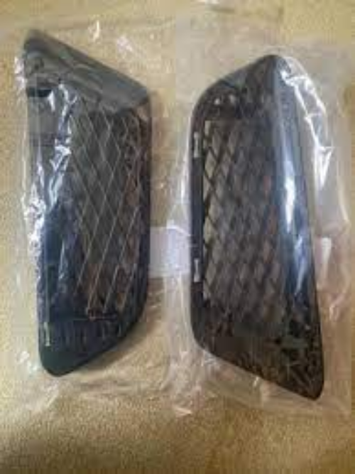 Genuine Front Bumper Lower Grille Mesh Foglight Cover Set HONDA CIVIC FD2 TYPE-R