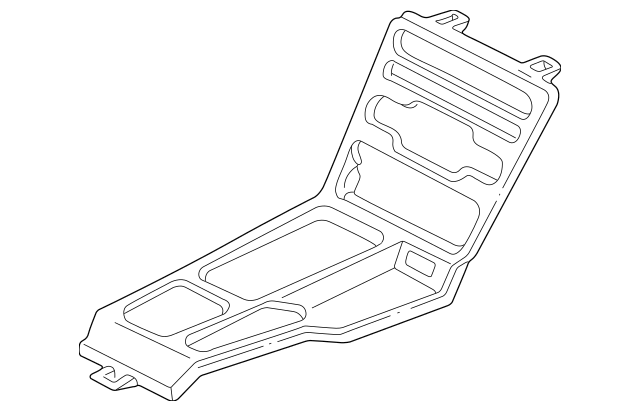 Genuine HONDA OEM NSX Panel Center Console Black 77296-SL0-A10ZA