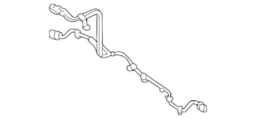 TOYOTA OEM 03-09 4RUNNER FJ GX470 Rear ABS Wheel Speed Sensor Wiring Harness