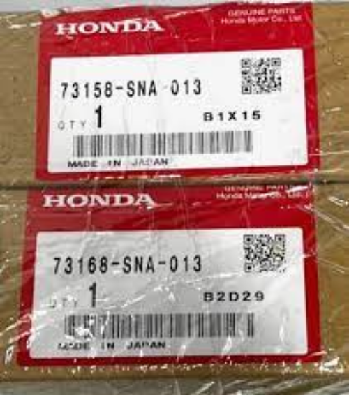 GENUINE HONDA OEM CIVIC FD2 Type-R Drip Side Roof Molding Left & Right SET Pairs