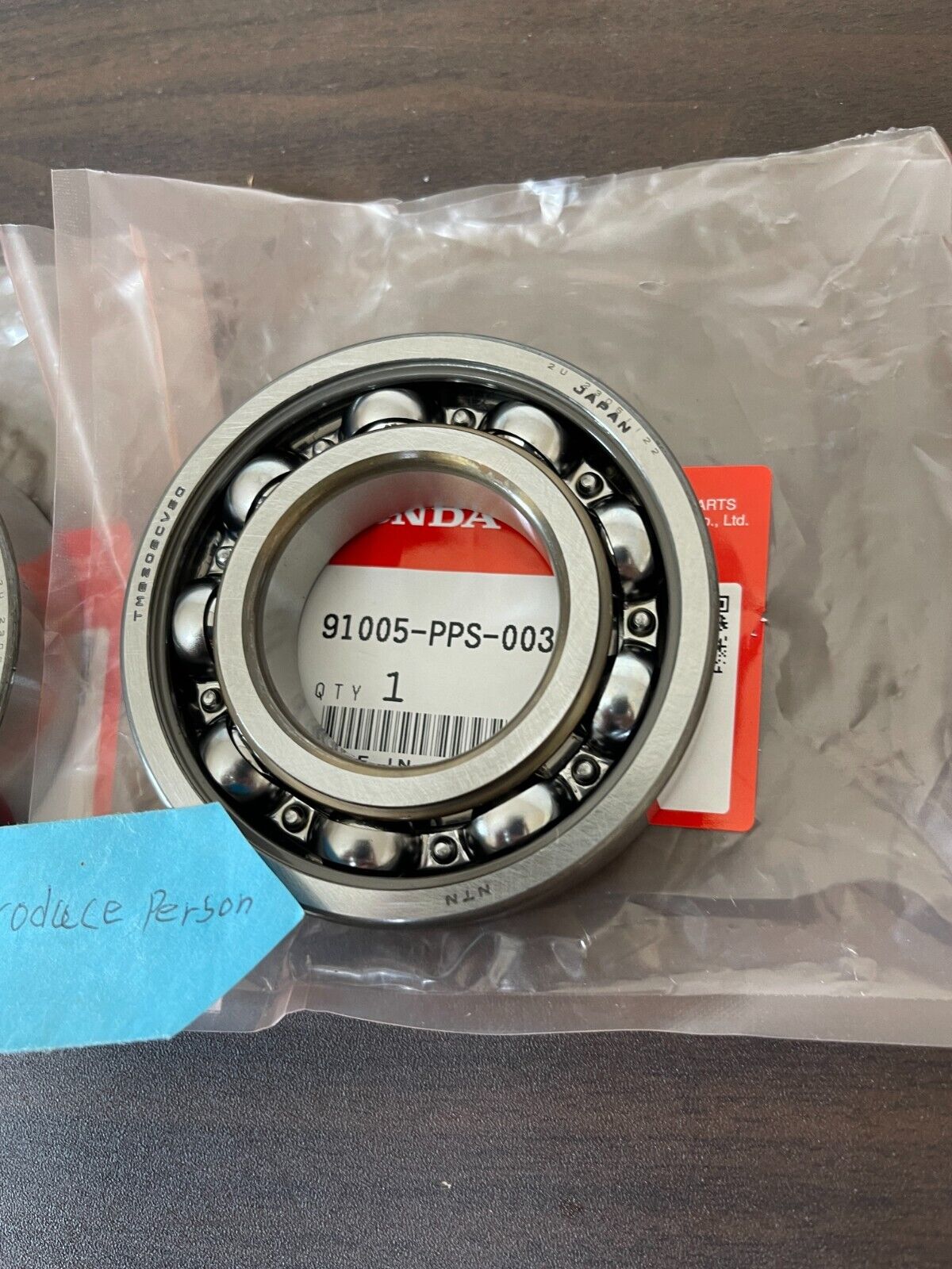 Genuine Honda Integra Type-R LSD Side bew Bearing Set 2 Pcs 91005-PPS-003 OEM