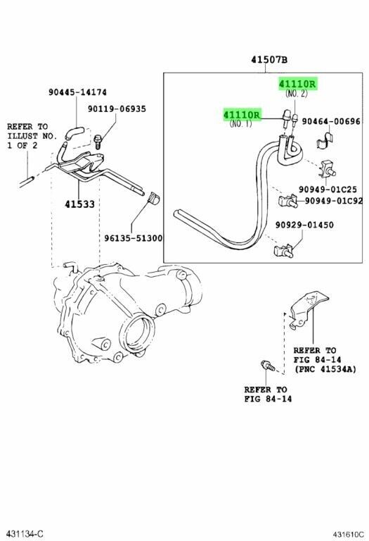 GENUINE TOYOTA OEM LEXUS (1995-2016) MODELS PLUG BREATHER 90930-03136