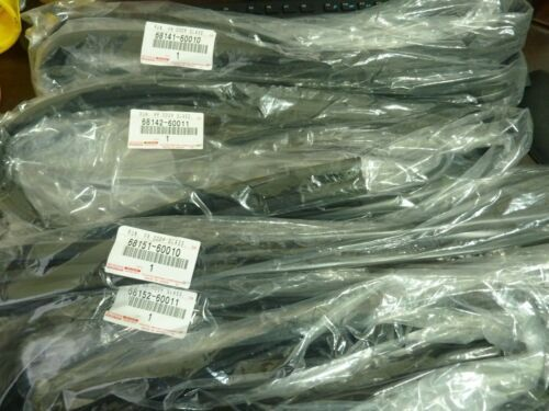 Genuine Toyota Land Cruiser FZJ80 HDJ80 HDJ81 Front Rear Door Glass Run Set F/S