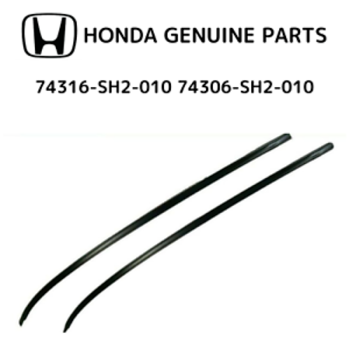 Genuine HONDA Roof Side Molding Trim CR-X EF8 SiR 88-91 Right & Left Set OEM