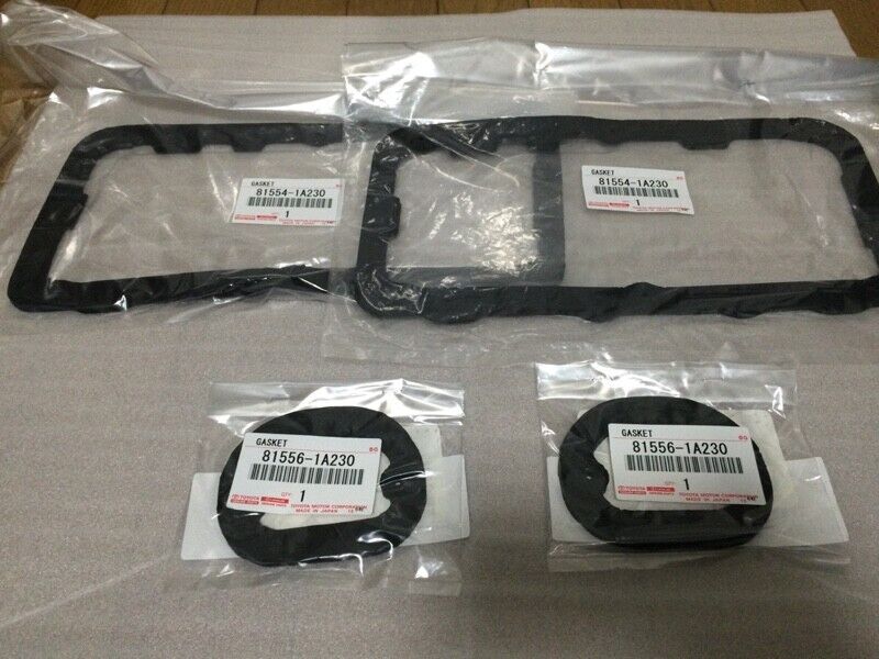 Genuine TOYOTA OEM LEVIN TRUENO AE86 3door Tail Lamp Light Gasket RH & LH Set