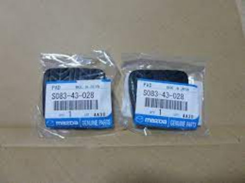 Mazda OEM 323 929 B-Series MX6 RX7 Brake Clutch Pedal Pad Rubber Covers 2PCS