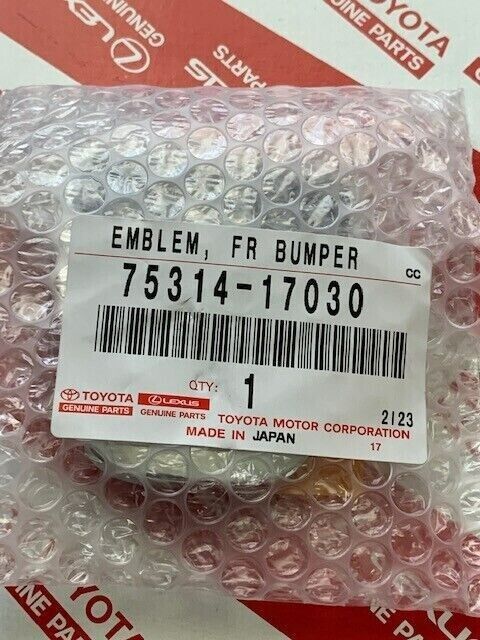 Toyota Genuine MR-S Blue Front Rear Emblem Set 75314-17030 75471-17130 Japan New