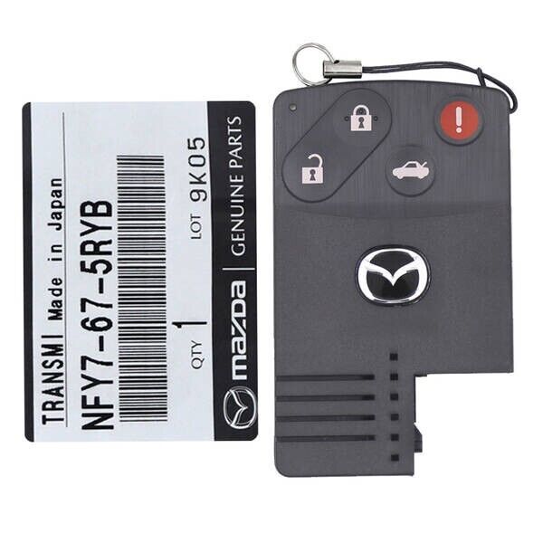 Genuine Mazda MX-5 Miata RX-8 SMART CARD KEY REMOTE NFY7-67-5RYB Keyless Entry