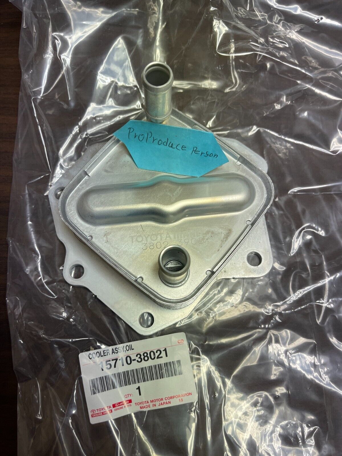 TOYOTA Genuine LEXUS Oil Cooler ASSY LAND CRUISER SEQUOIA TUNDRA 15710-38021