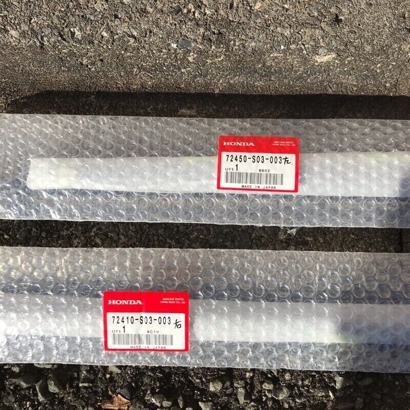 Honda Genuine Prelude BB Window Door Molding Weather Strip Outer LH RH Japan New