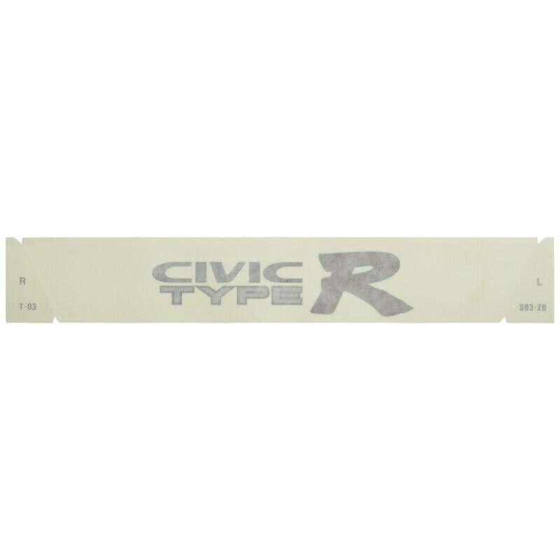 Genuine Honda 75773-S03-Z00ZA x2 Civic Type-R EK9 Side Sticker Light Outline *